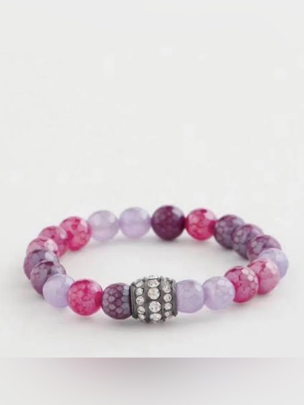 Chico’s Pave Beaded Stretch Bracelet